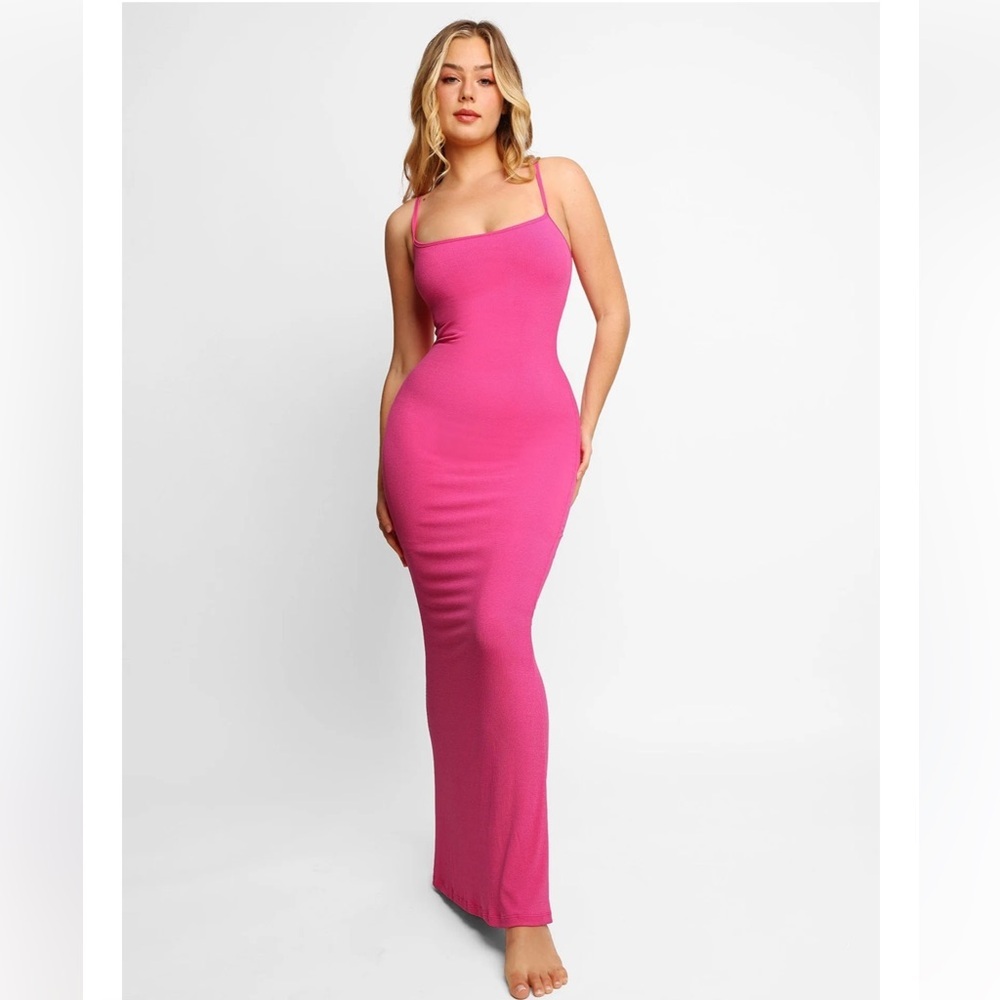 Popilush Shapewear Modal Slimming Maxi Slip Dress